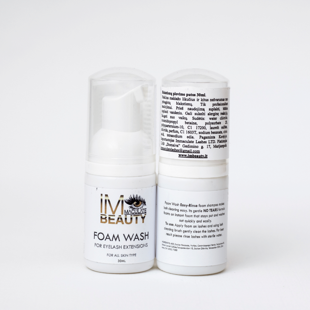 IMMACULATE Blakstienų plovimo putos, 30 ml
