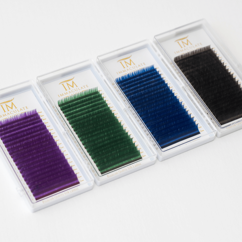 IMMACULATE 20eil. MIX Spalvotos silk volume blakstienos