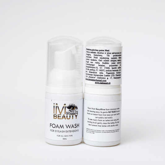 IMMACULATE Blakstienų plovimo putos, 30 ml